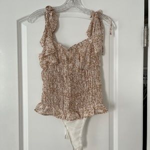 Lulus Floral Bodysuit